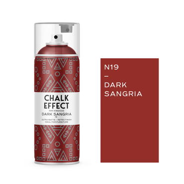 Χρώμα Κιμωλίας σε Spray Chalk Effect Dark Sangria No 19, 400ml